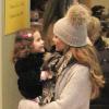 Jennifer Lopez et Marc Anthony en séance shopping à New York le 3 février 2011, avec leurs jumeaux Max et Emme