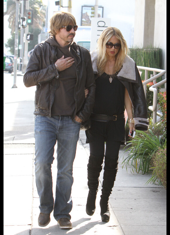 Rachel Zoe et son mari Roger Berman retrouvent des amis à West Hollywood, samedi 5 février.