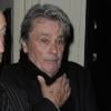 Alain Delon à la générale de la pièce Une journée ordinaire, au Théâtre des Bouffes Parisiens, le 7 février 2011.