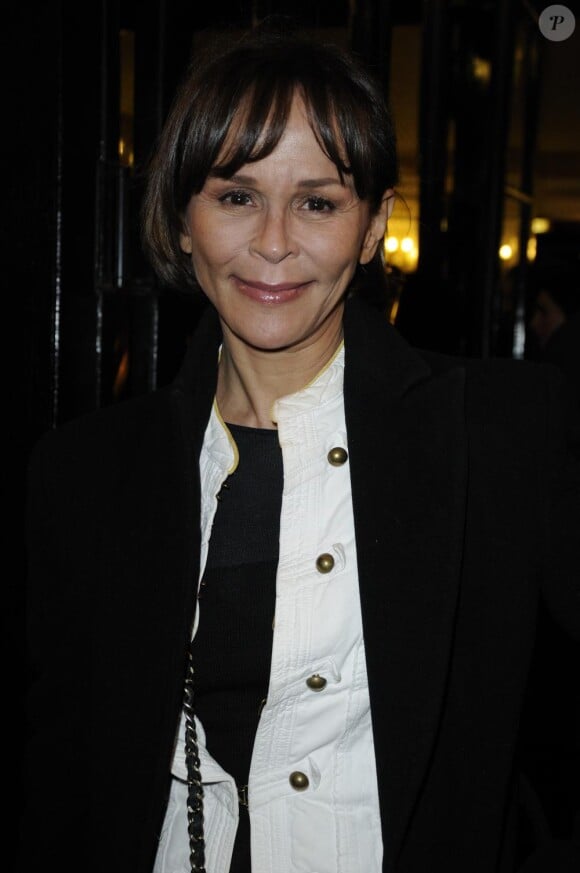 Christine Boisson à la générale de la pièce Une Journée Ordinaire au Théâtre des Bouffes Parisiens, le 7 février 2011