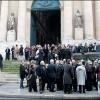 Les obsèques de Maria Schneider en l'église de Saint-Roch à Paris le 10 février 2011