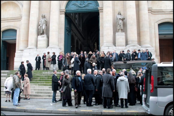 Les obsèques de Maria Schneider en l'église de Saint-Roch à Paris le 10 février 2011