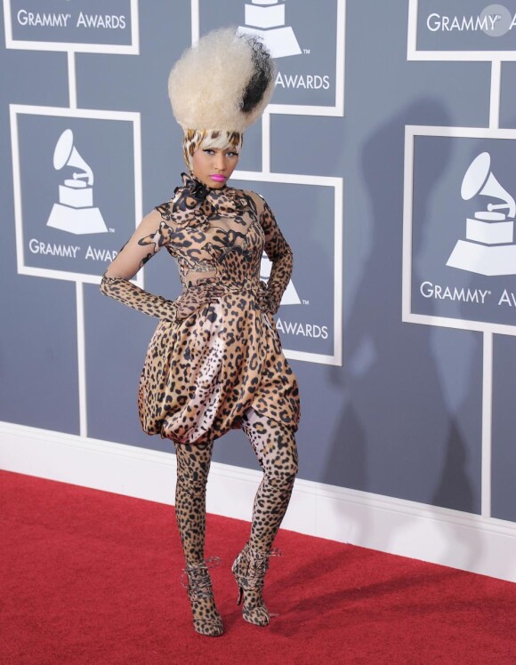Nicki Minaj à la soirée des Grammy Awards, le 13 février 2011.