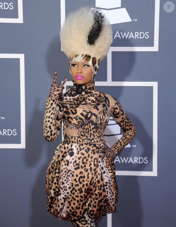 Nicki Minaj à la soirée des Grammy Awards, le 13 février 2011.