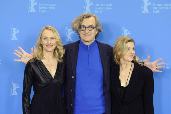 Julie Shanahan, Wim Wenders et Barbara Kaufmann pour le photocall du film Pina le 13 février 2011 au festival de Berlin