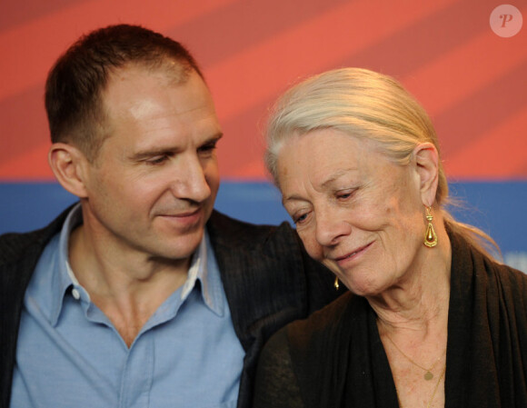 Ralph Fiennes et Vanessa Redgrave lors du photocall du film Coriolanus au festival de Berlin le 14 février 2011