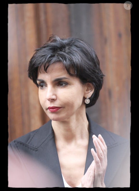 Rachida Dati lors de l'inauguration de la plaque César rue de Grenelle à Paris le lundi 14 février 2011 