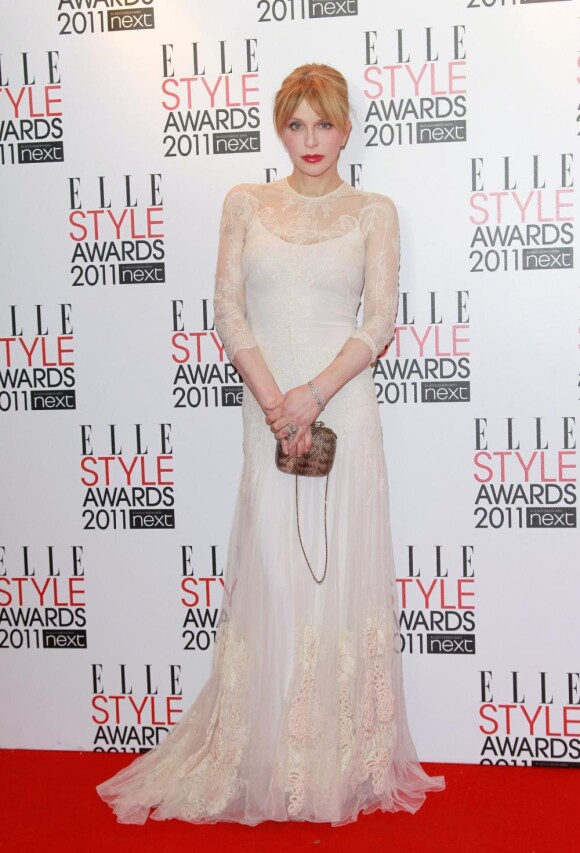 Courtney Love à la soirée Elle Style Awards à Londres, le 14 février 2011.