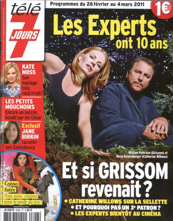 La couverture du magazine Télé 7 Jours du 21 février 2011