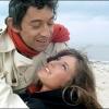Serge Gainsbourg et Jane Birkin sur le tournage du film Slogan