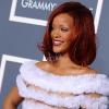 Rihanna sur le tapis rouge des Grammy Awards à Los Angeles le 13 février, parfaite dans une robe Jean-Paul Gaultier