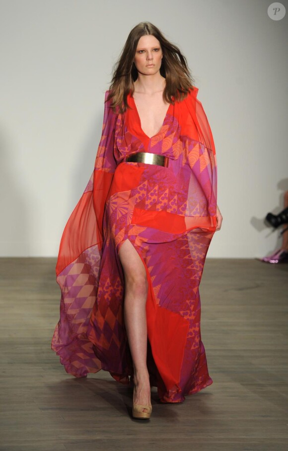 Le défilé Matthew Williamson durant la Fashion Week de Londres, le 20 février 2011.
