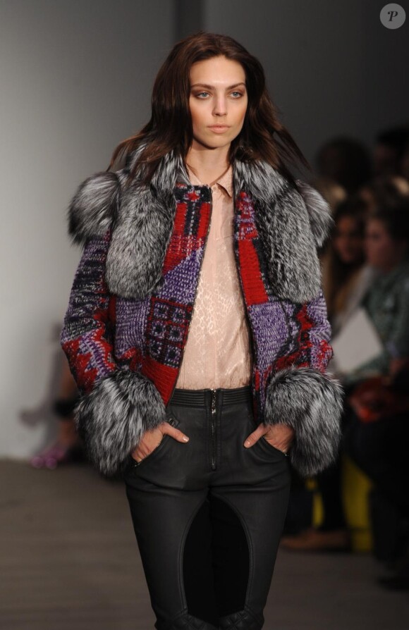 Le défilé Matthew Williamson durant la Fashion Week de Londres, le 20 février 2011.