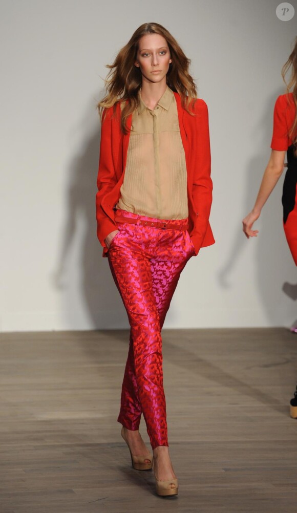 Le défilé Matthew Williamson durant la Fashion Week de Londres, le 20 février 2011.