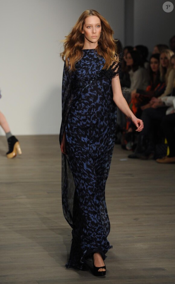 Le défilé Matthew Williamson durant la Fashion Week de Londres, le 20 février 2011.