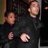 Janet Jackson et son compagnon Wissam Al Mana sortent du restaurant Matsuhisa à Los Angeles, le 22 février 2011.