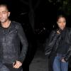 Janet Jackson et son compagnon Wissam Al Mana sortent du restaurant Matsuhisa à Los Angeles, le 22 février 2011.