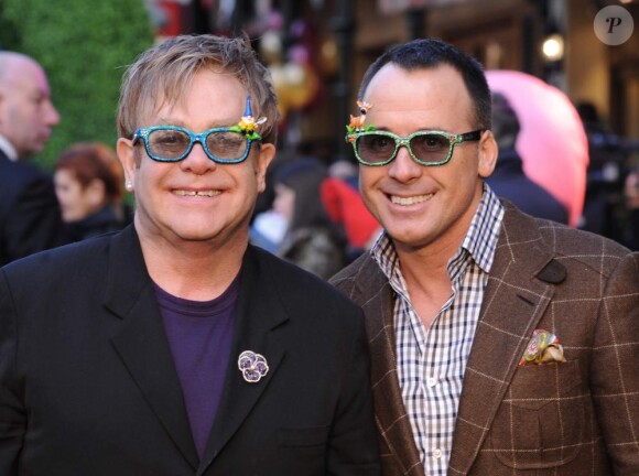 Elton John et son compagnon David Furnish