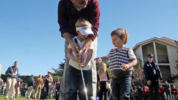 Kevin Costner : Une partie de golf avec ses fils, ça n'a pas de prix !