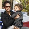 Nahla et sa maman Halle Berry lors d'une virée shopping au supermarché le 28 février 2011