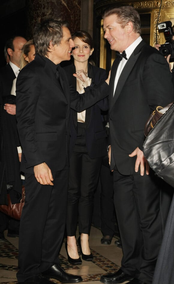 Ben Stiller et Alec Baldwin lors d'une soirée mettant à l'honneur ce dernier au Museum of Moving Image à New York le 28 février 2011