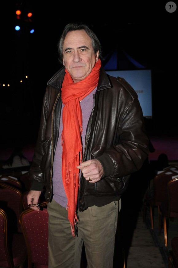 Lancement du film Le Ranch au cirque Gruss, à Paris, le 28 février 2011 : Philippe Lavil