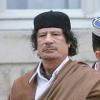 Le colonel Kadhafi à l'Elysée, décembre 2007