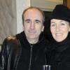 Philippe Harel et sa femme à l'ouverture de la boutique Divine Parisienne à Paris le 3 mars 2011