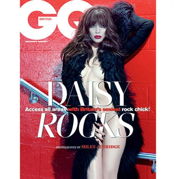 La très sexy Daisy Lowe pour l'édition britannique de GQ, avril 2011.