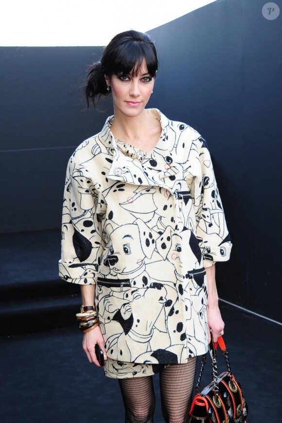 Mareva Galanter lors du défilé Castelbajac à Paris le 8 mars 2011