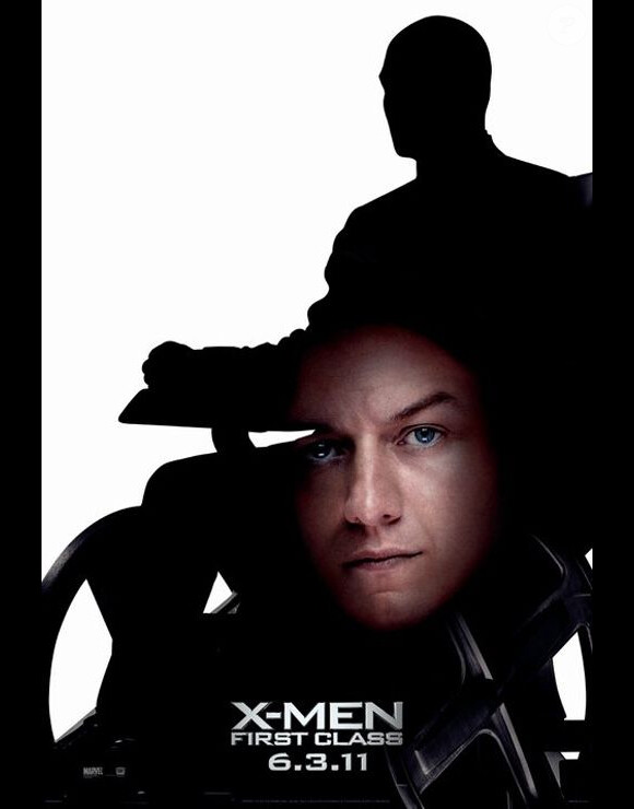 Nouvelle affiche du prochain X-Men: Le Commencement, avec James McAvoy, alias professeur X