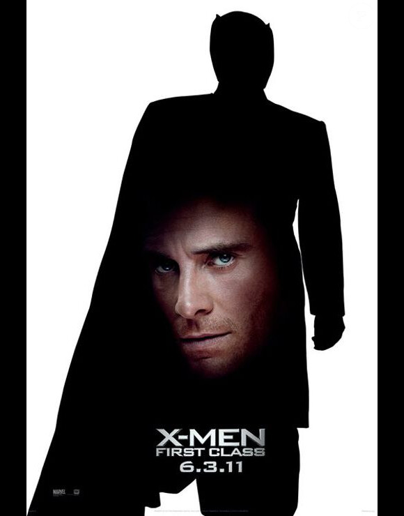 Nouvelle affiche du prochain X-Men: Le Commencement, avec Michael Fassbender dans le rôle de Magneto