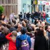 Une émeute et des malaises ont été provoqués devant l'hôtel où résidait Justin Bieber à Liverpool, jeudi 10 mars.