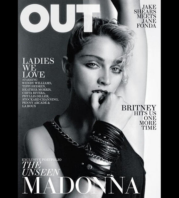 Madonna en couverture du magazine Out, avril 2011