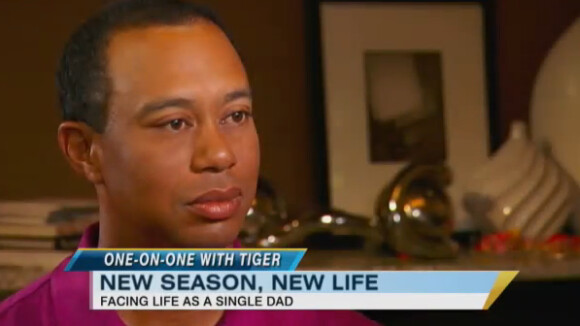 Tiger Woods se confie sur son rôle de père célibataire : "C'est dur !"