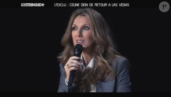 Céline Dion revient sur la scène du Caesars Palace. 