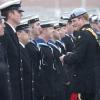 Le prince Harry en visite à la base navale de Portsmouth le 18 mars 2011.