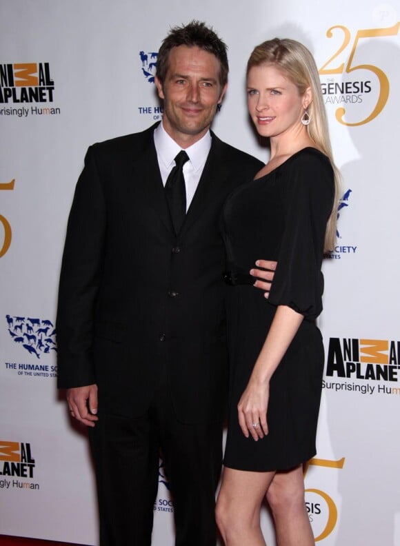 Michael Vartan et Lauren lors du 25e anniversaire des Genesis Awards, le 19 mars 2011, à Los Angeles.