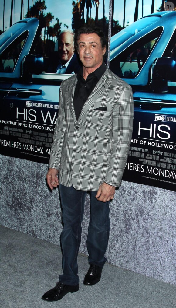 Sylvester Stallone à la première du documentaire His Way, à Los Angeles le 22 mars 2011