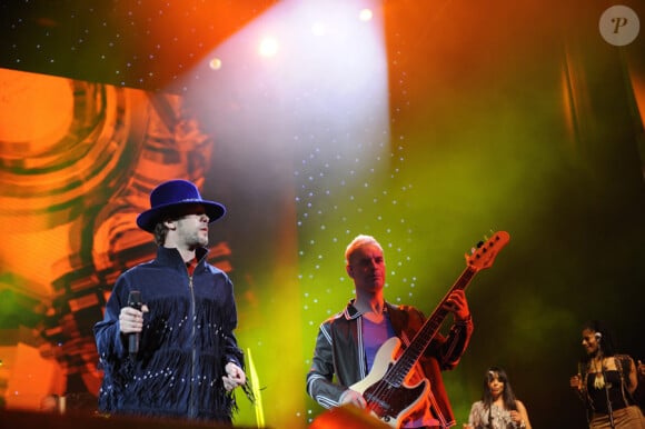 Jamiroquai en concert à Bercy, le 23 mars 2011