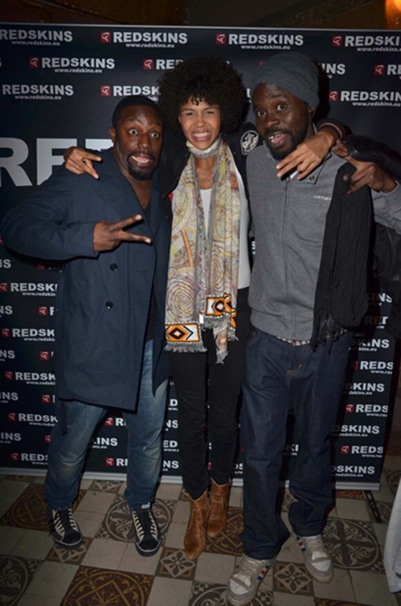 After-show du concert d'Ayo au Trianon, le 23 mars 2011, avec Sly Johnson et Féfé.