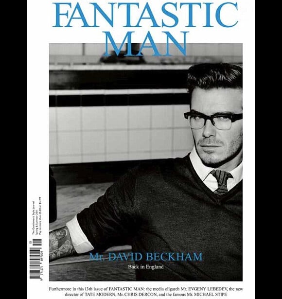 David Beckham en une du magazine Fantastic Man de l'été 2011