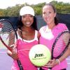 Brandy, Jelena Jankovic et la grande famille du tennis se sont mobilisées pour récolter des fonds pour les victimes du Japon à Miami le 25 mars 2011