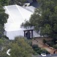 Vue aérienne du mariage de Reese Witherspoon et Jim Toth à Ojai en Californie