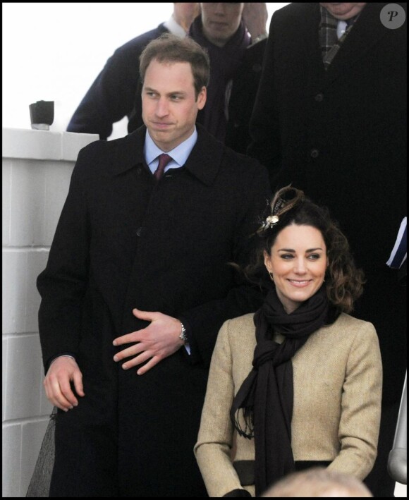 Le Prince William et Kate Middleton, le 24 février 2011.