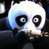 Britney Spears tourne un sketch dans lequel elle donne la réplique à Po, le panda de Kung Fu Panda, pour les Kids' Choice Awards 2011, le samedi 2 avril.