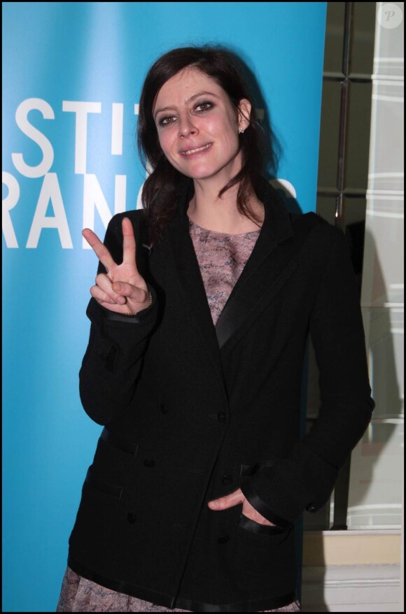 Anna Mouglalis à l'occasion du 12e Festival du Film Francophone en Grèce, à Athènes, le 3 avril 2011.