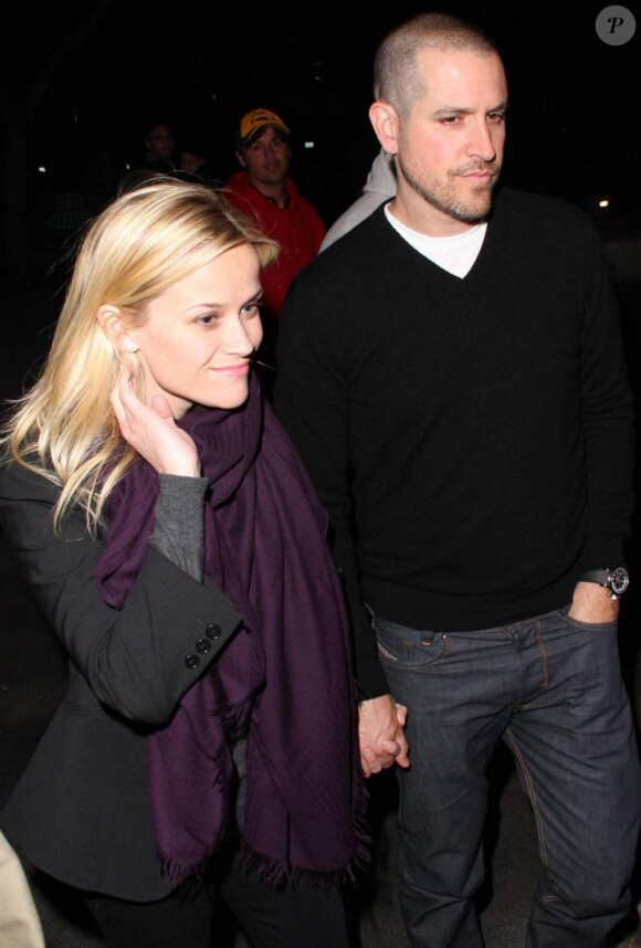 Reese Witherspoon et son époux Jim Toth en janvier 2011