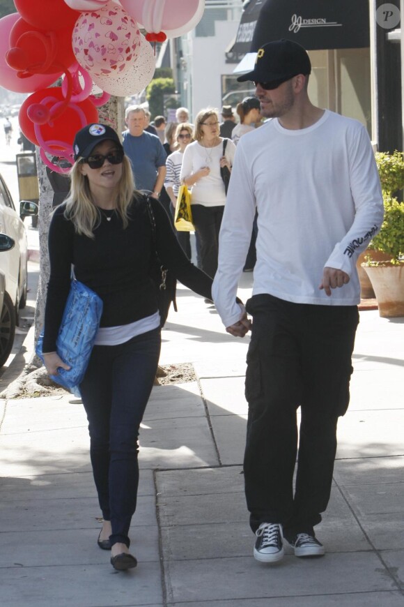 Reese Witherspoon et son époux Jim Toth en février 2011