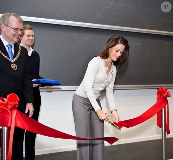 La princesse Marie de Danemark inaugurait, lundi 4 avril, le nouveau campus de l'université Syddansk, à Slagelse, sur l'île de Zealand.